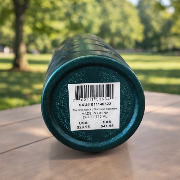 Starbucks Purple Twilight Ombre Mermaid Scale Tumbler 24oz Stainless Steel - Picture 3 of 5